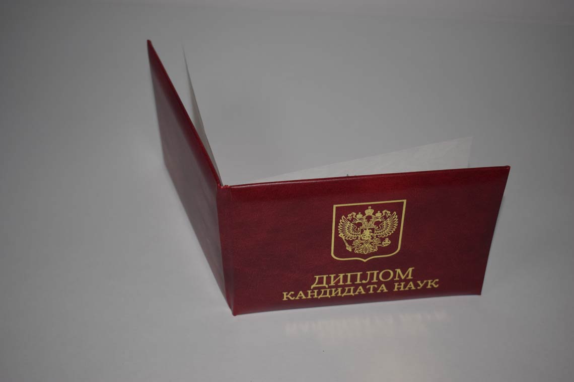 Диплом Кандидата Наук 2001-2012 в Домодедово корка